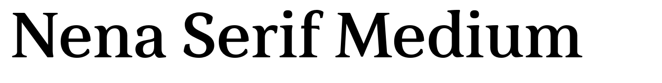 Nena Serif Medium